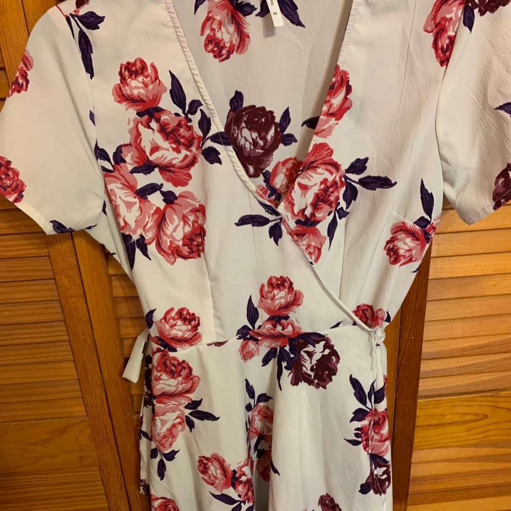 White flower dress